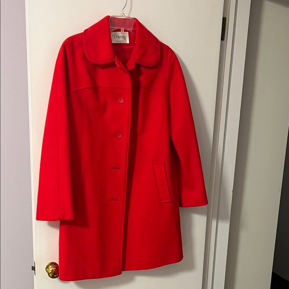 R. Hennig Vintage Wool Mid-length Coat